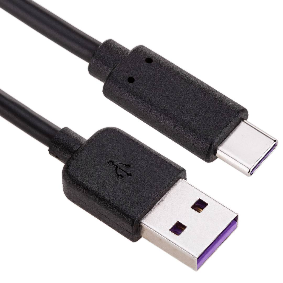 50cm USB-C Male to USB-A Male 5V 4A 9V 3A Quick Charge Cable