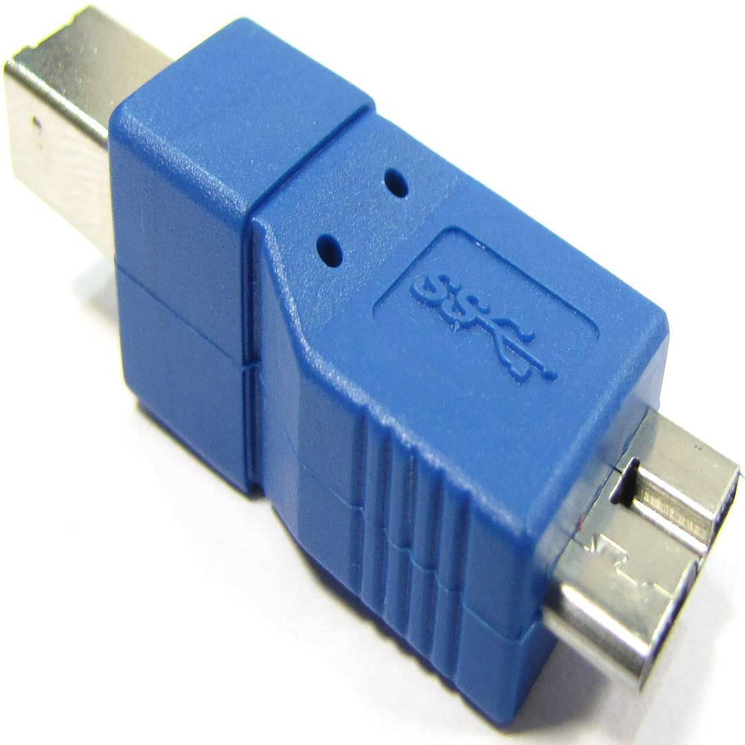 Adaptateur USB 3.0 vers USB 2.0 (Micro USB B Mâle à B Mâle)