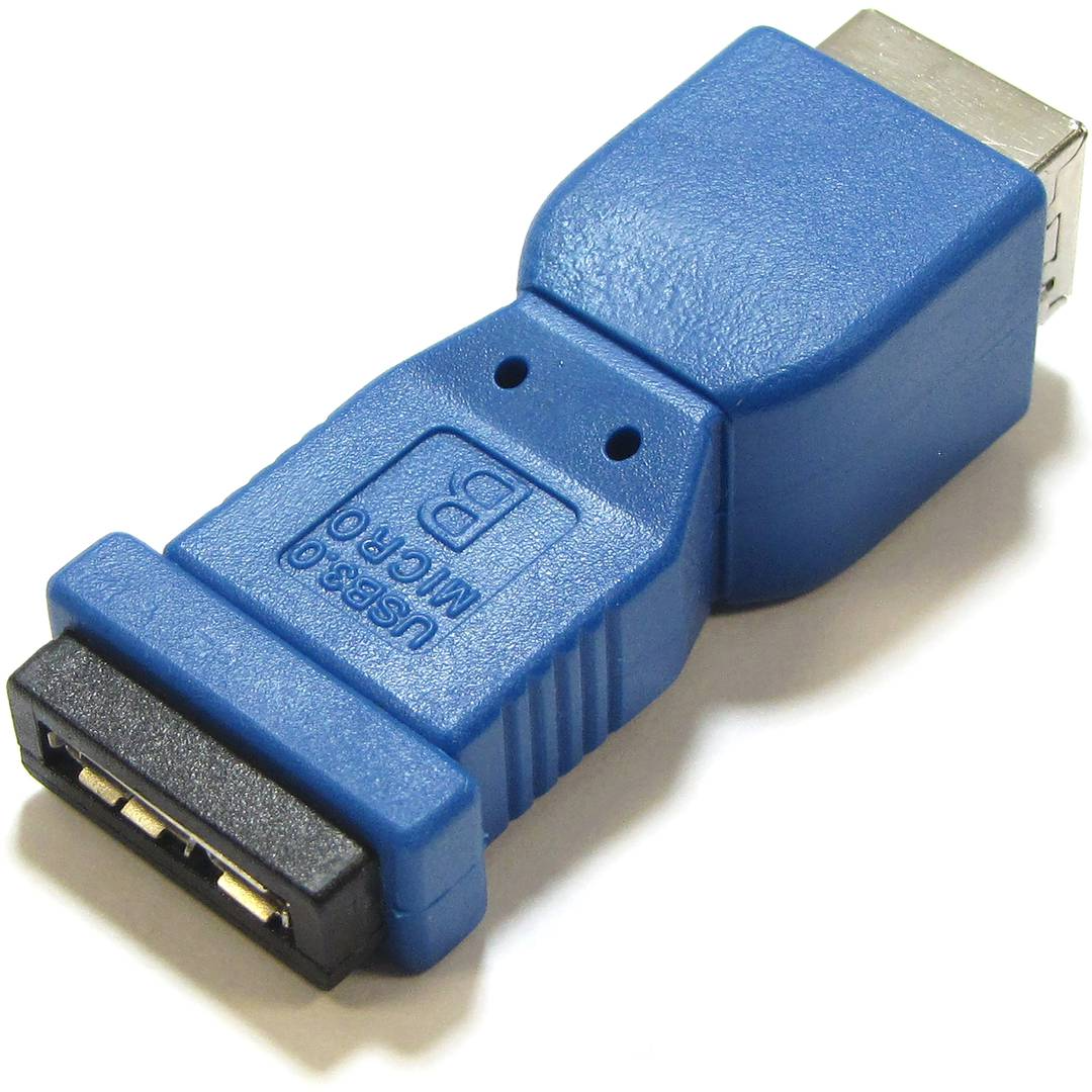 Adaptateur USB 3.0 vers USB 2.0 (Micro USB AB Femme à Femme B)