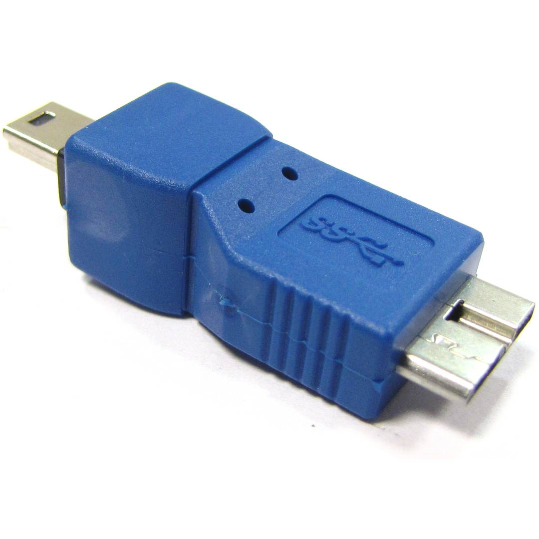 Adaptateur USB 3.0 vers USB 2.0 (mini USB Micro USB à B B Macho Macho)