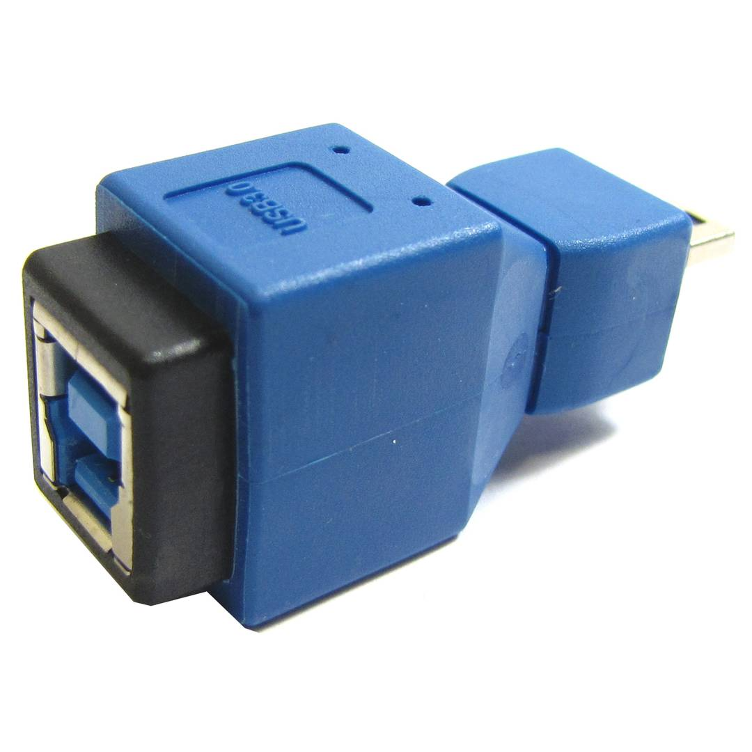 Adaptateur USB USB 3,0 à 2,0 (B à A MiniUSB Femme Mâle Pins 5)