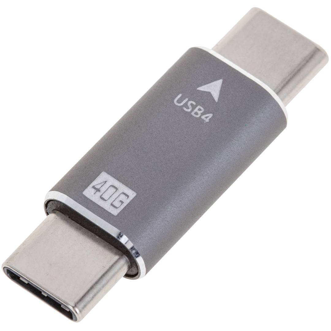 Adaptateur USB 4.0 Type C Mâle vers Type C Mâle