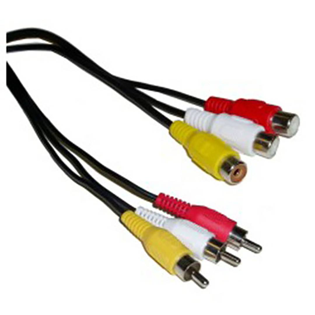 5m câbleaudio stéréo + vidéo (3xRCA-M/H)