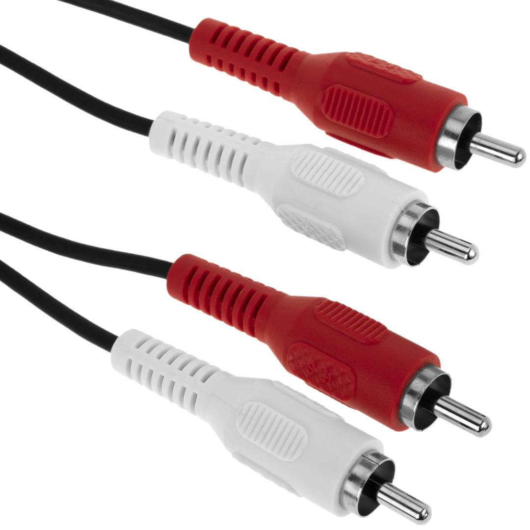 2m câble audio stéréo (2xRCA-M/M)