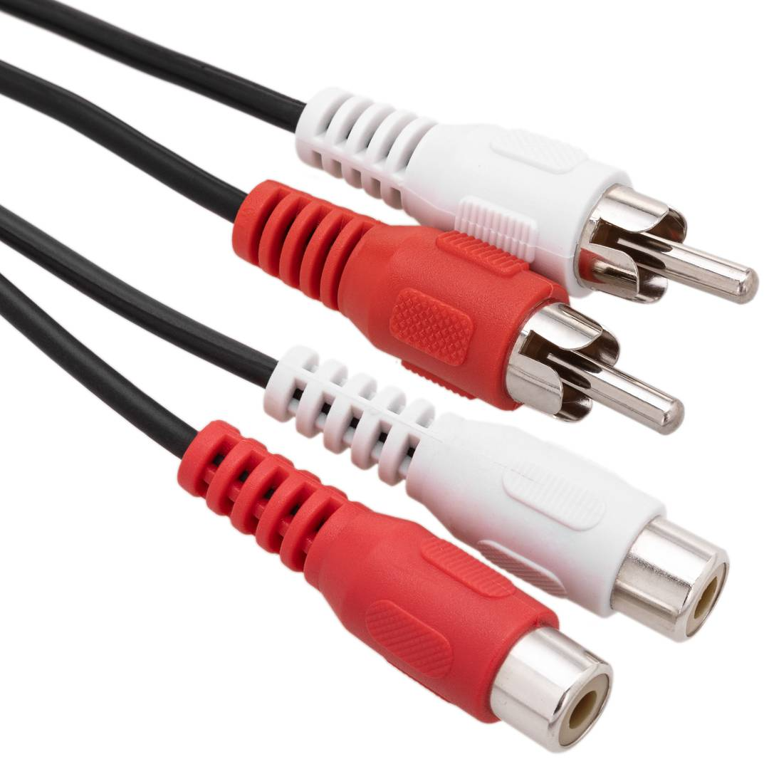 3m câble audio stéréo (2xRCA-M/H)