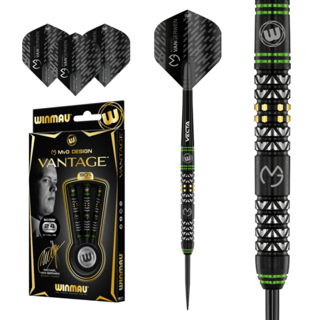 MICHAEL VAN GERWEN VANTAGE 90% – FLÉCHETTES POINTE ACIER