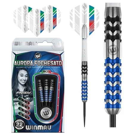 WINMAU AURORA FOCHESATO 90% – FLÉCHETTES POINTE ACIER