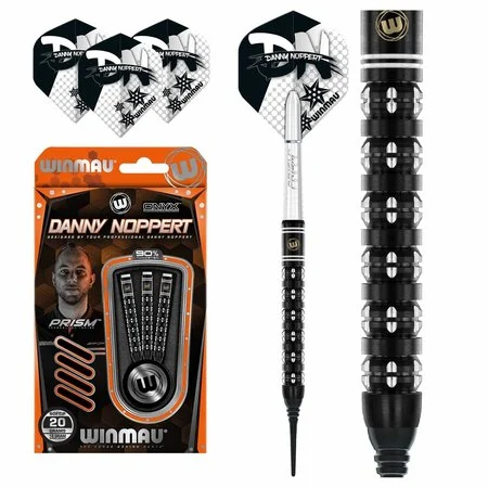 WINMAU DANNY NOPPERT FREEZE EDITION 90% SOFT TIP – FLÉCHETTES POINTE PLASTIQUE