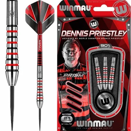 WINMAU DENNIS PRIESTLEY 90% – FLÉCHETTES POINTE ACIER