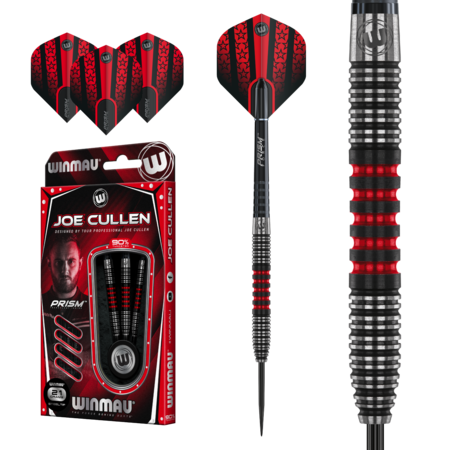 WINMAU JOE CULLEN 90% – FLÉCHETTES POINTE ACIER