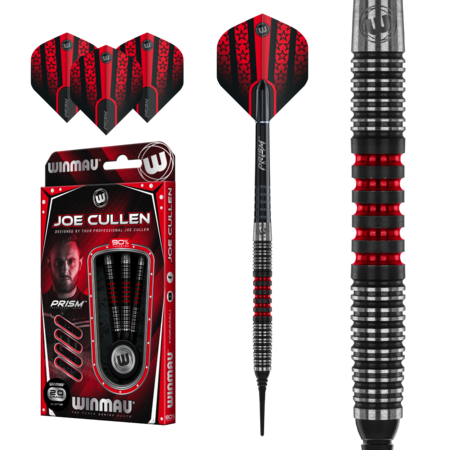 WINMAU JOE CULLEN 90% SOFT TIP – FLÉCHETTES POINTE PLASTIQUE