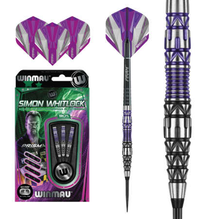 WINMAU SIMON WHITLOCK 90% SPECIAL EDITION – FLÉCHETTES POINTE ACIER