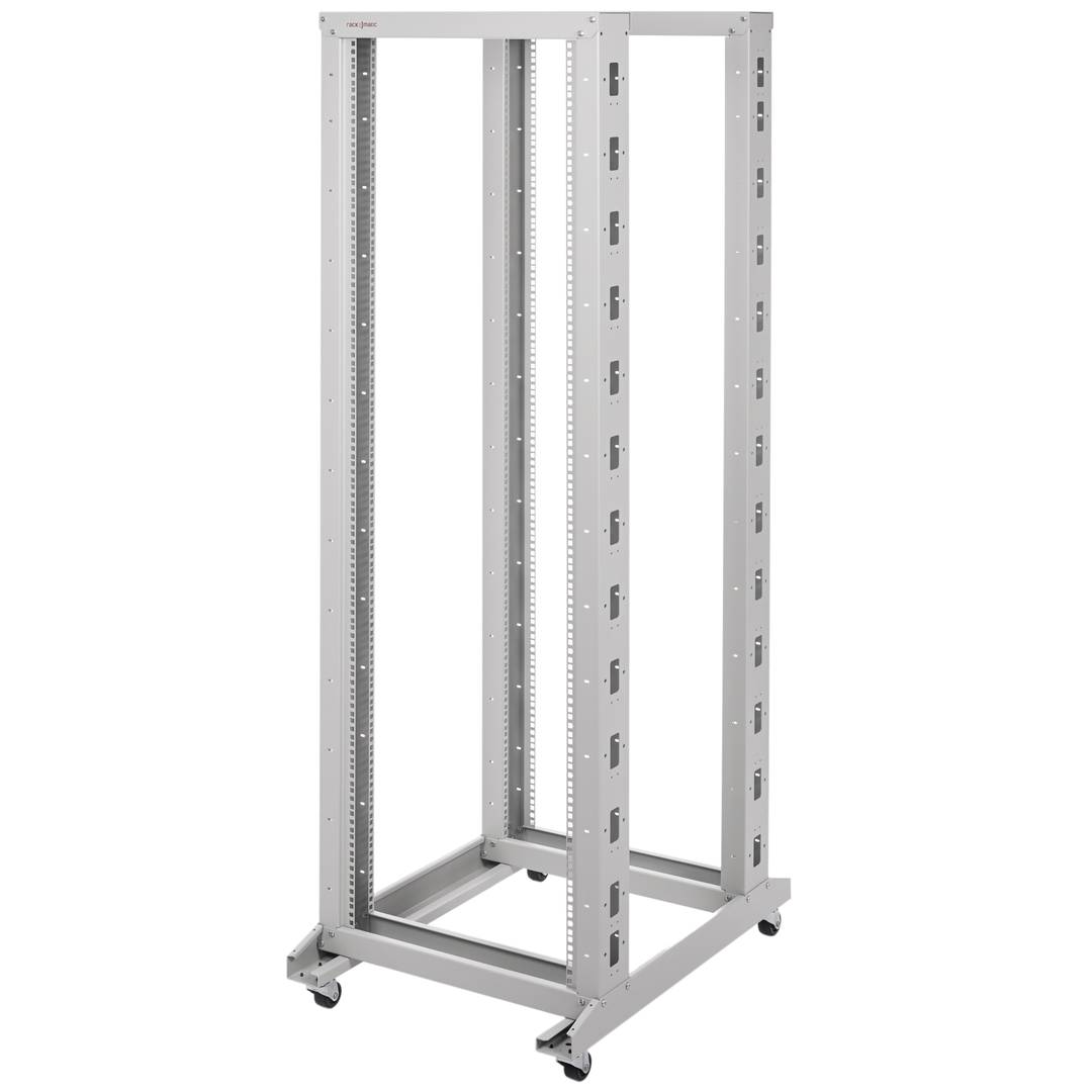 Armoire rack 19” ouverte 38U 600x600x1820mm blanc Open2 MobiRack by RackMatic