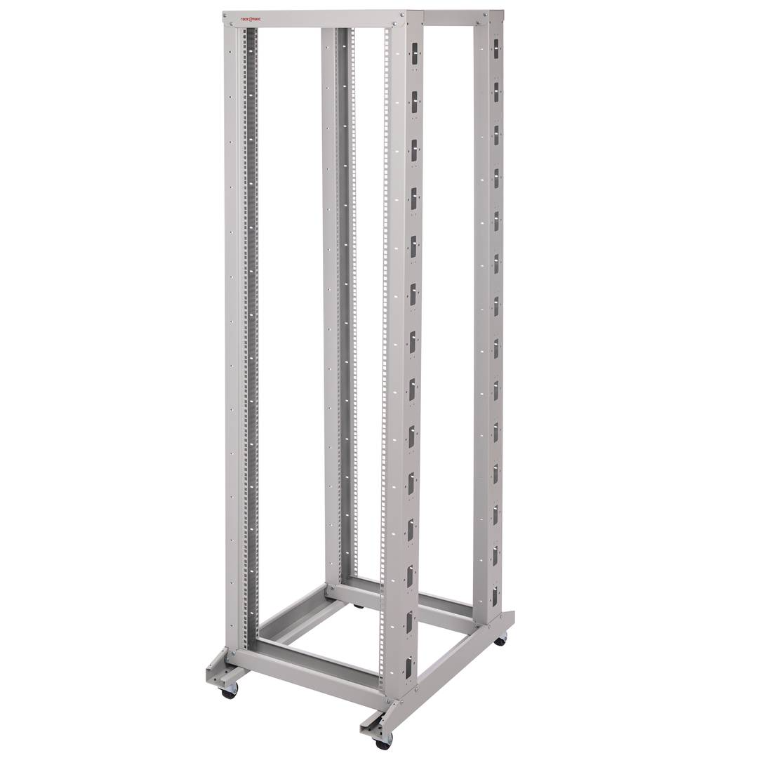 Armoire rack 19” ouverte 42U 600x600x2000mm blanc Open2 MobiRack by RackMatic