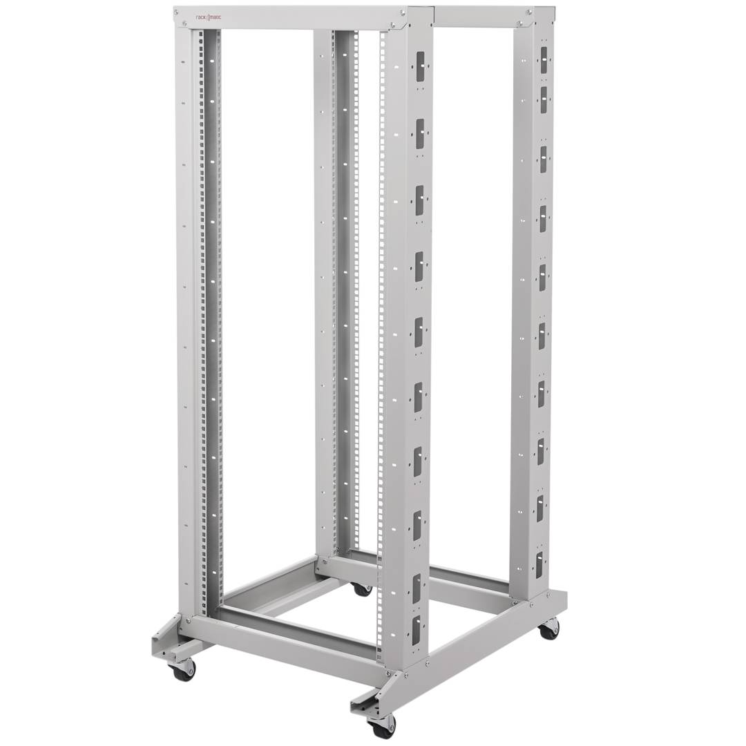 Armoire rack 19” ouverte 29U 600x800x1400mm blanc Open2 MobiRack by RackMatic