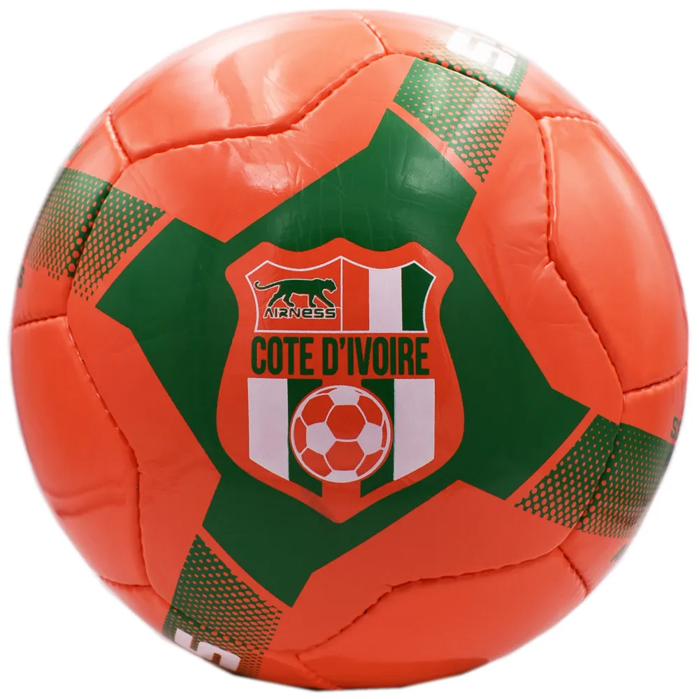 Ballon de Football Airness Côte d’Ivoire Gold Cup Orange
