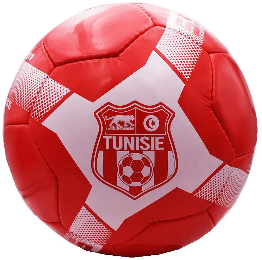 Ballon de Football Airness Tunisie Gold Cup Rouge / Blanc