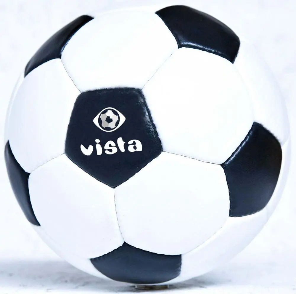 Ballon de Football Responsable Vista rétro blanc et noir