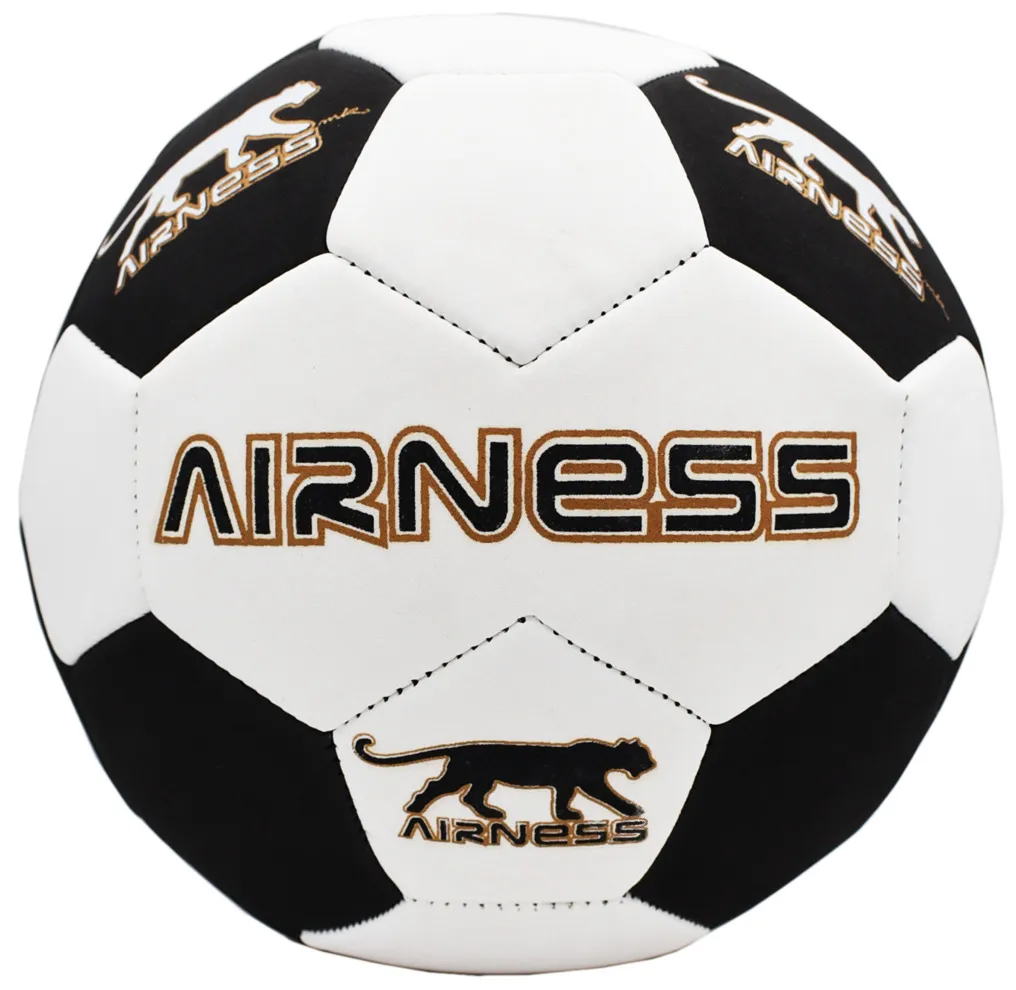 Ballon de Football Airness Softball Blanc / Noir