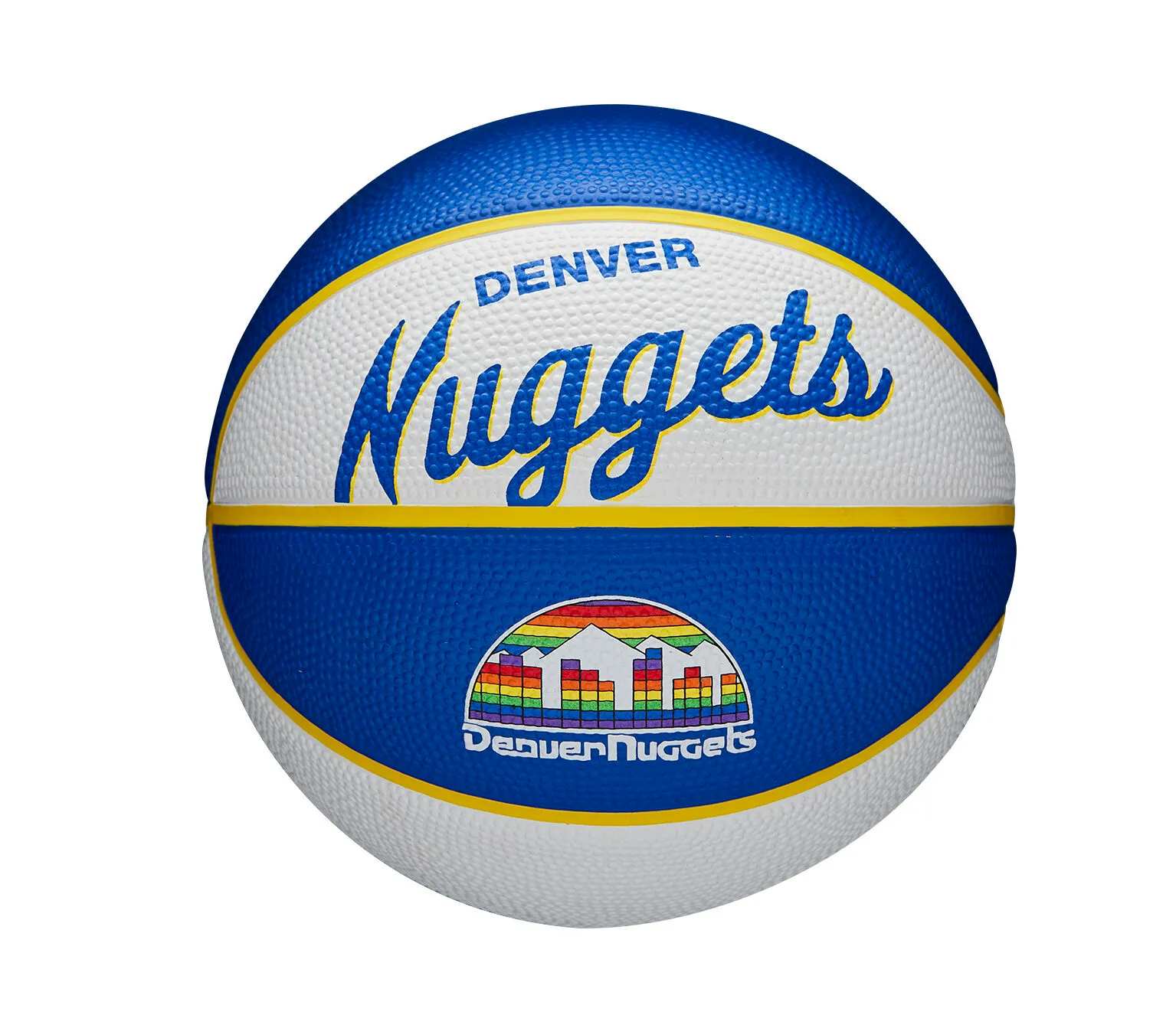 Mini Ballon de Basketball Wilson NBA Team Retro – Denver Nuggets