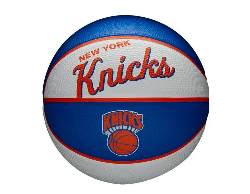 Mini Ballon de Basketball Wilson NBA Team Retro – New York Knicks