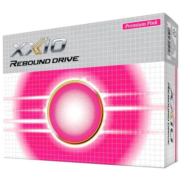 Boîte de 12 Balles de Golf Xxio Rebound Drive Rose Premium