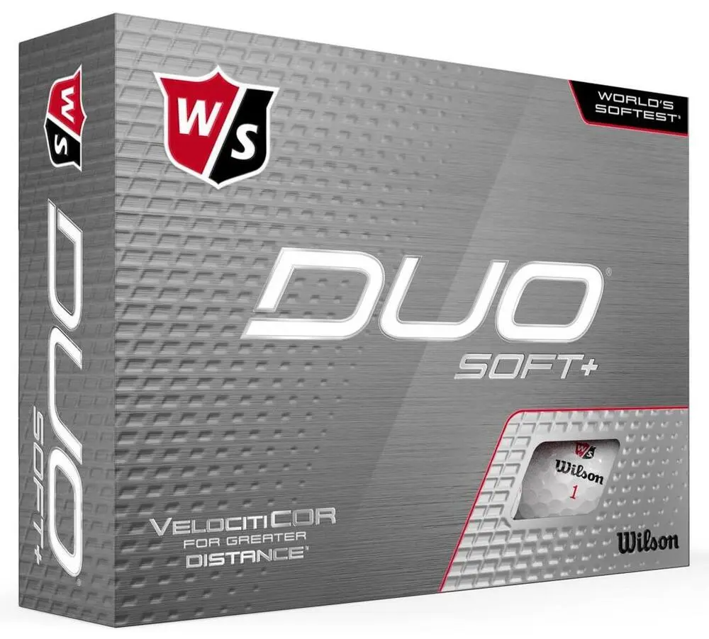 Boîte de 12 Balles de Golf Wilson Duo Soft
