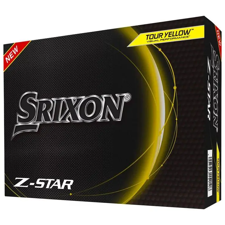 Boîte de 12 Balles de Golf Srixon Z-Star Jaune