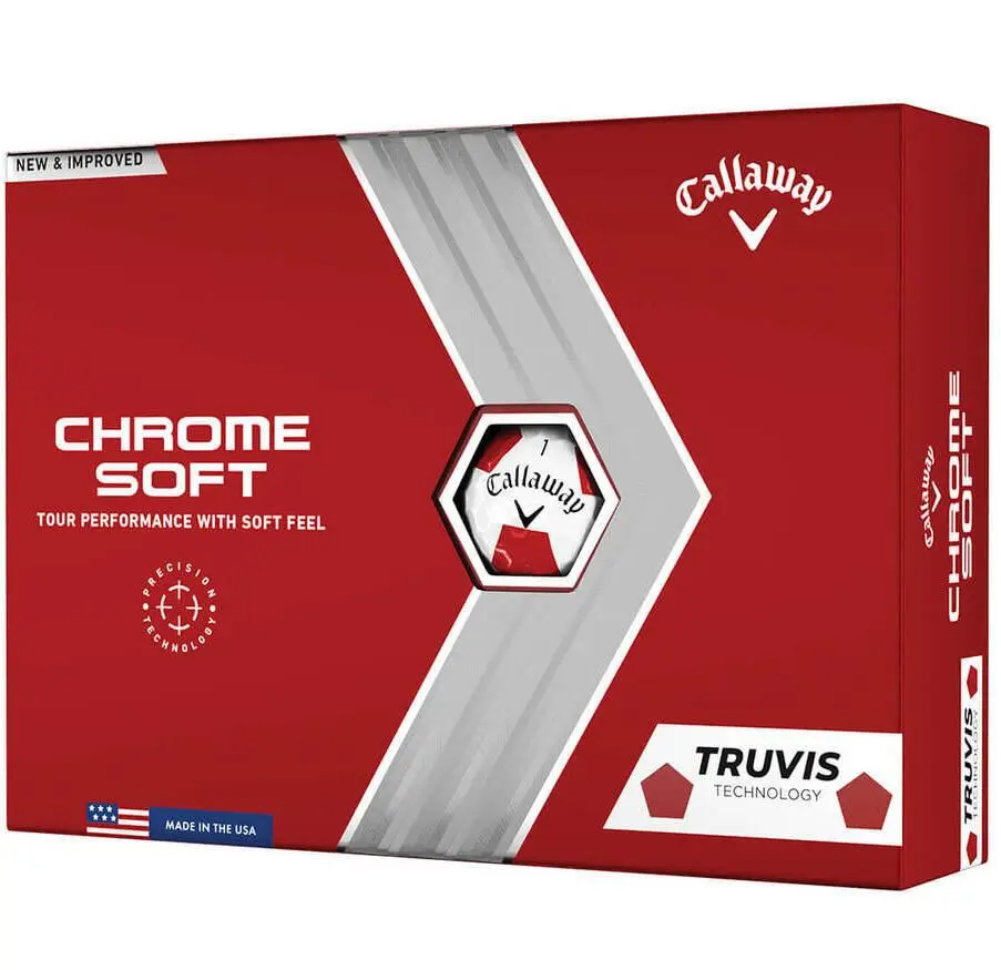 Boite de 12 Balles de Golf Callaway Chrome Soft Truvis New