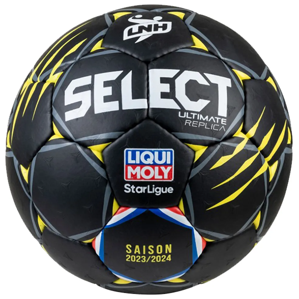 Ballon de Handball Select LNH Réplica 2023/2024 T0 : Noir / Jaune
