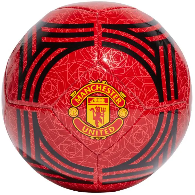 Ballon de Football Adidas de Manchester United 2023 Noir/Rouge
