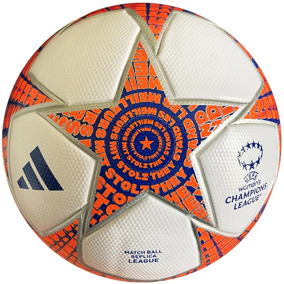 Ballon de Football Adidas Women’s Ligue des Champions 2023 Blanc et Orange