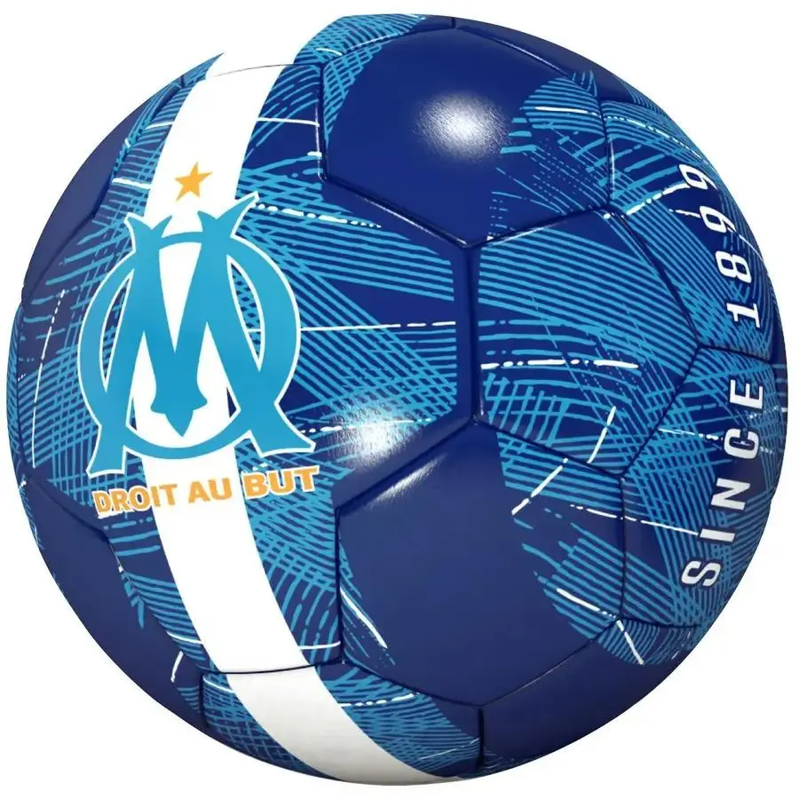 Ballon de Football de l’Olympique de Marseille Logo Bleu & Blanc