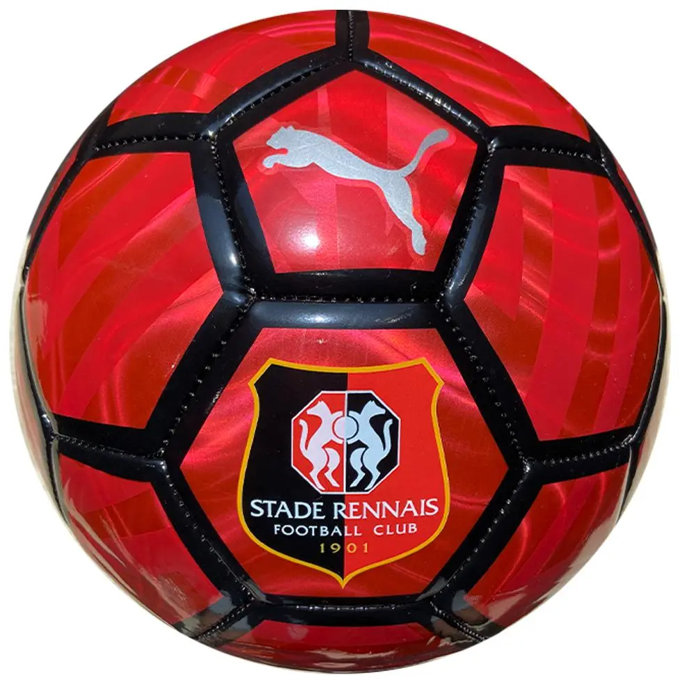 Ballon de Football Puma du Stade Rennais Noir/Rouge