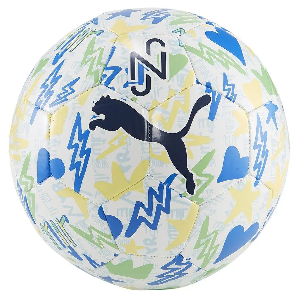 Ballon de Football Puma Neymar Graphic Blanc/Vert/Jaune