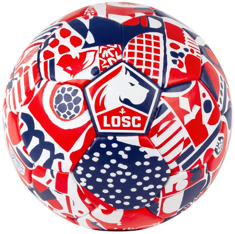 Ballon de Football Rebond du LOSC  Rouge / Bleu