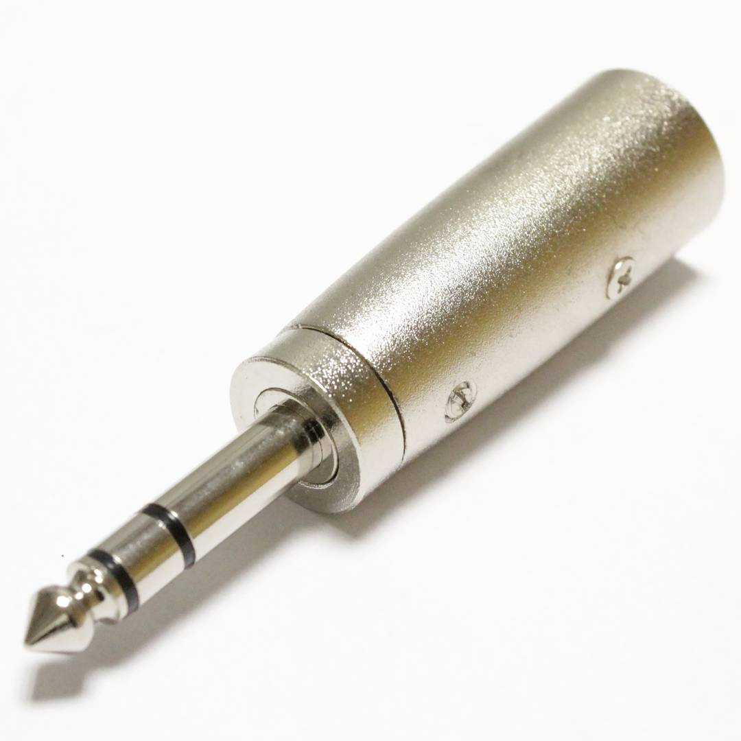 Adaptateur audio XLR 3 broches mâle à mâle jack 6.3mm TRS
