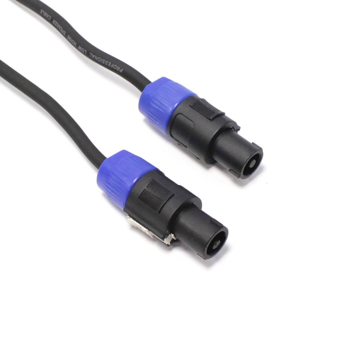 2×2.5mm NL2 Speakon Câble haut-parleur 15GA 5m
