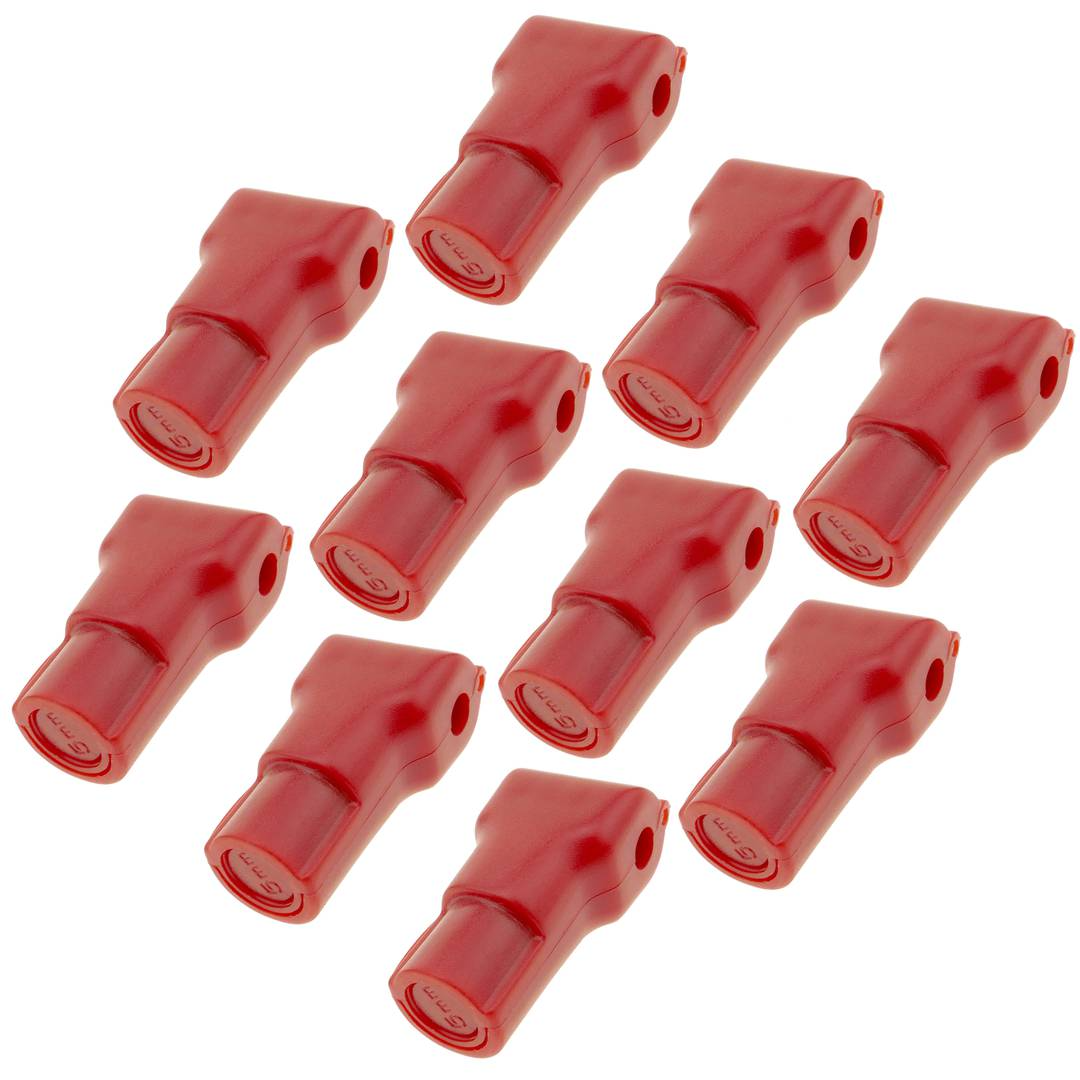 Étiquette de sécurité pour crochets à lamelles ou tiges de lunettes compatible avec EAS RF 8.2MHz 10-pack bleu 6mm tag
