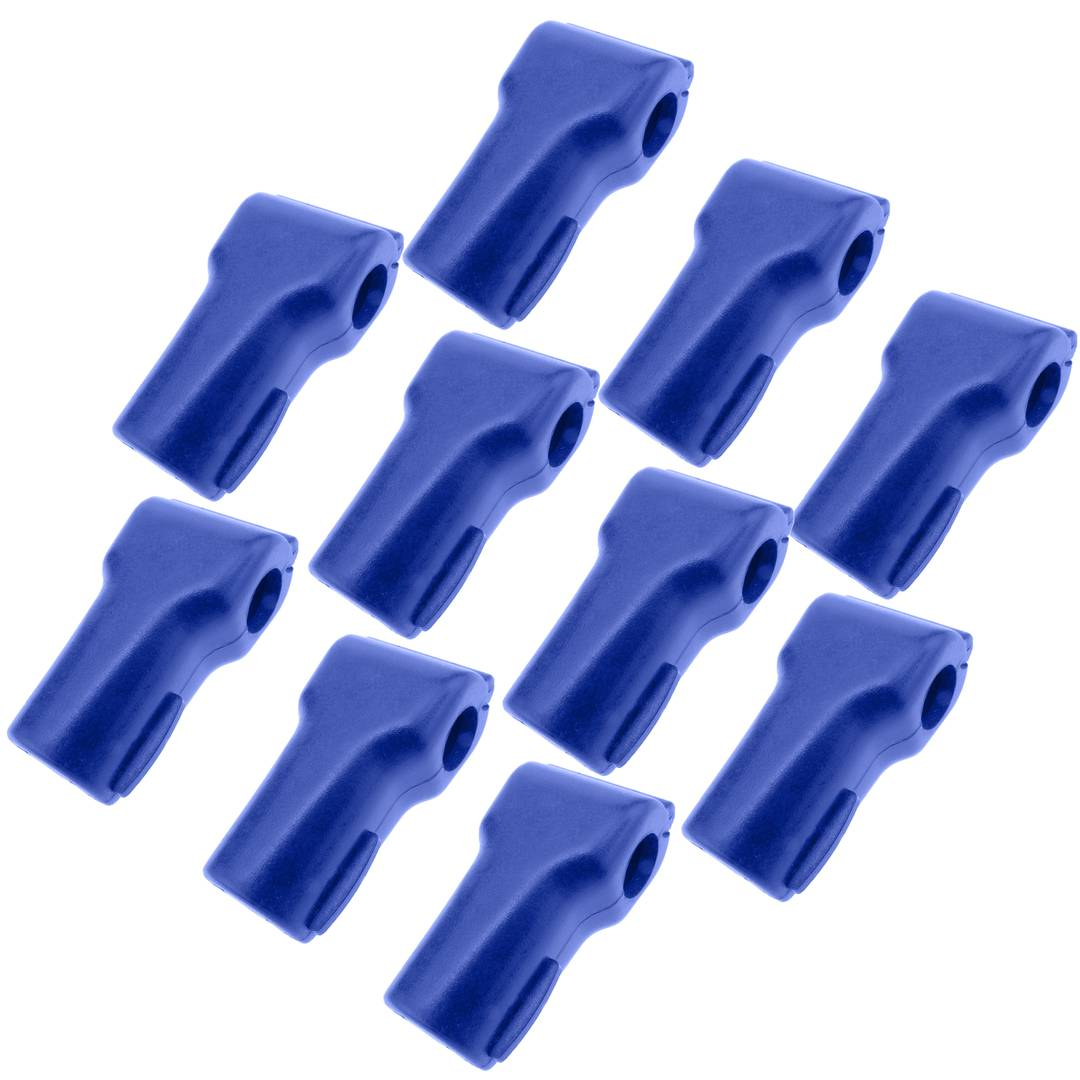 Étiquette de sécurité pour crochets à lamelles ou tiges de lunettes compatible avec EAS RF 8.2MHz 10-pack blanc 7mm tag