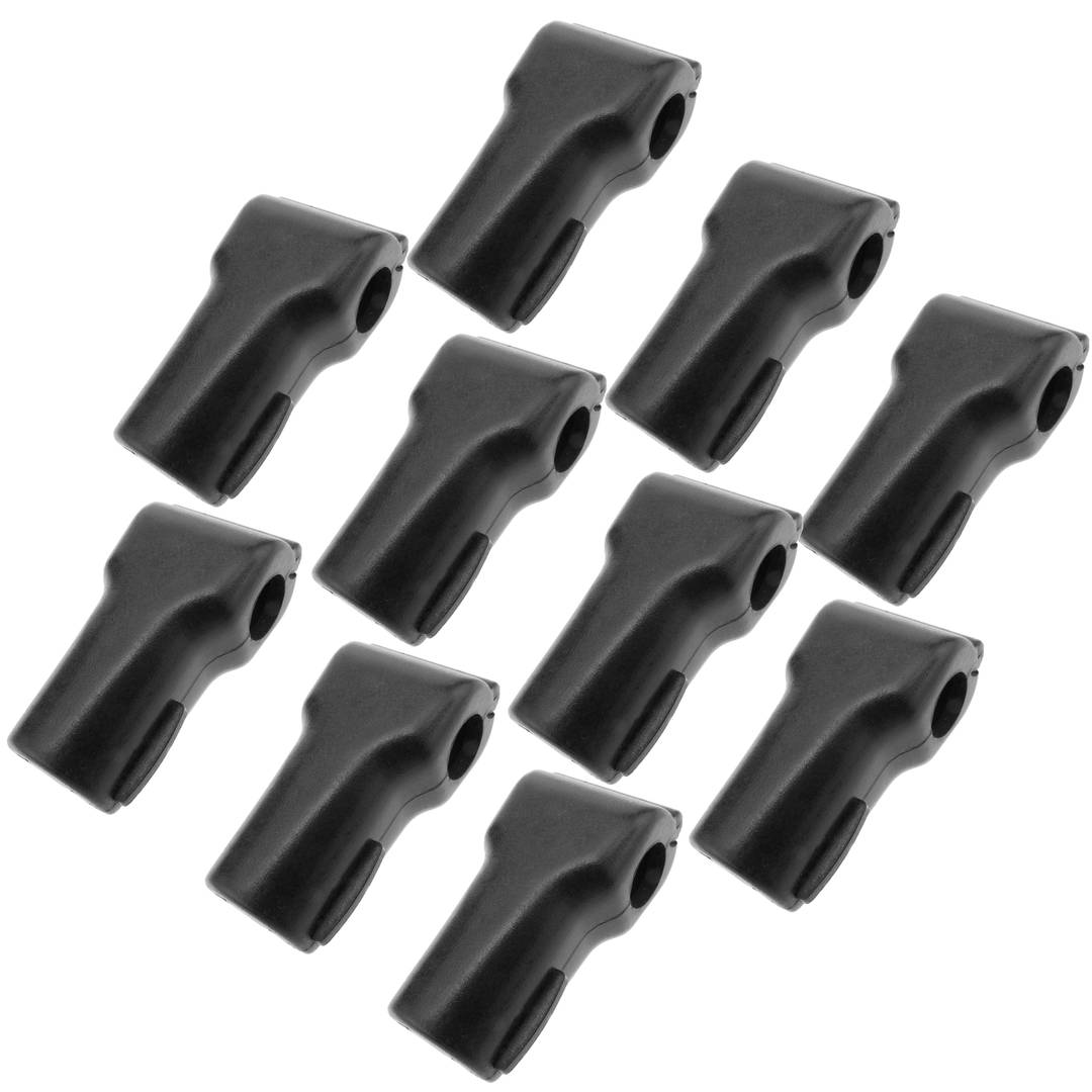 Étiquette de sécurité pour crochets à lamelles ou tiges de lunettes compatible avec EAS RF 8.2MHz 10-pack rouge 5mm tag