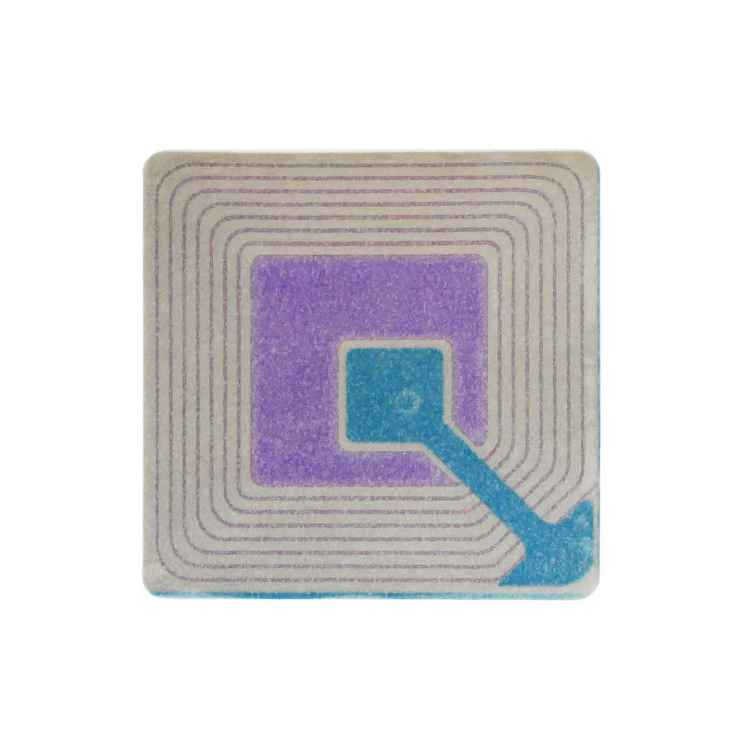 Bobine d’étiquette adhésive compatible avec anti-vol anti-vol EAS 8.2MHz 40x40mm blanc 1000 unités