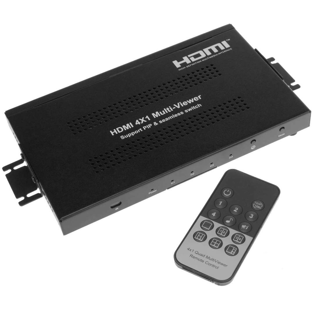 Commutateur vidéo HDMI 4×1 avec multi-écran simultané