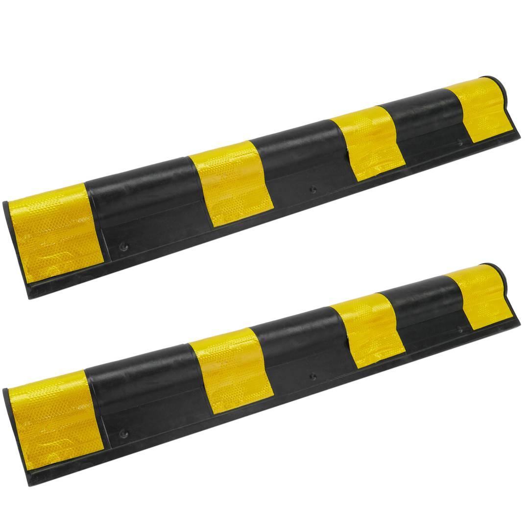 Coin protecteur voiture. Avec composition de caoutchouc et réflecteurs lié parking 79 cm 2-pack